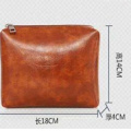 One shoulder and solid color luxury classic hand bag for lady